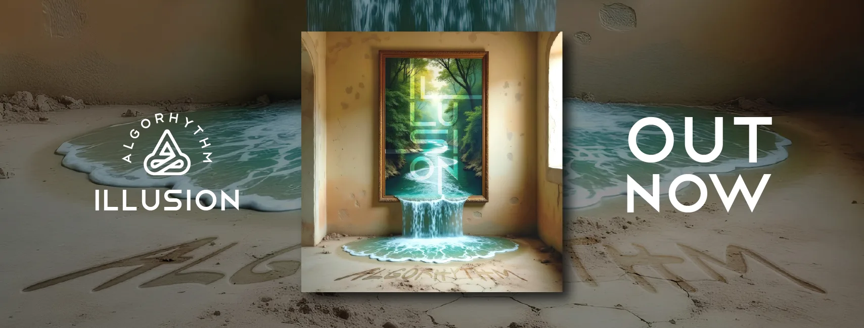 Illusion album artwork banner marking the record as out now